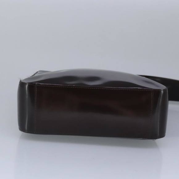 CELINE Shoulder Bag Enamel Brown Auth bs19881 - Picture 5 of 16